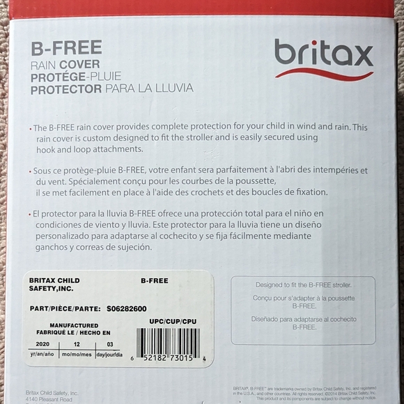 Britax B-free Rain cover - Picture 2 of 2